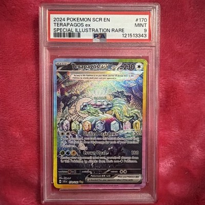 Terapagos ex - Mint PSA 9 - 2024 Pokemon - Stellar Crown - SIR - Holo [170/142]