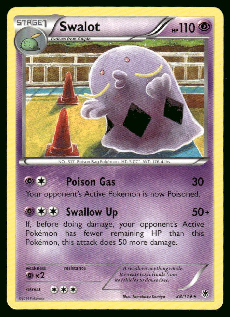 Pokemon Swalot XY - Phantom Forces #38/119