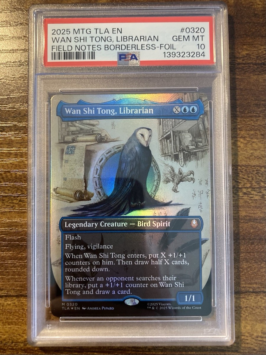 MTG✨WAN SHI TONG, LIBRARIAN Brdrless FOIL✨TLA Avatar: Field