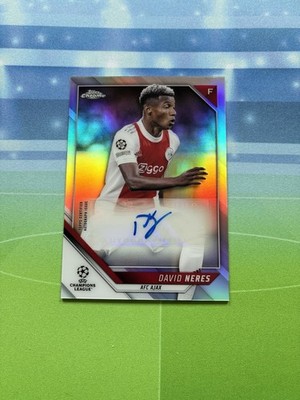 2021-22 Topps Chrome UCL Auto David Neres Ajax