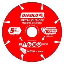 Diablo DDD050DIA101F Type-1 Diamond Metal Cut?Off Blade 5 Dia. x 7/8 in.