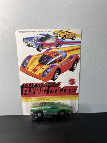 Hot Wheels Redline Large Charge 1975 Green Flying Colors Vintage Mattel