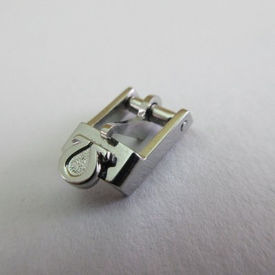 Omega Original Buckle Wrist Watch Strap Band Parts Vintage Antique SS 6mm