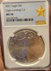 2021-W T-2 American Silver Eagle NGC PF70
