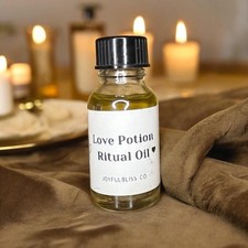 Love Potion Ritual Anointing Oil – Attraction, Romance, Self-Love & Heart Chakra