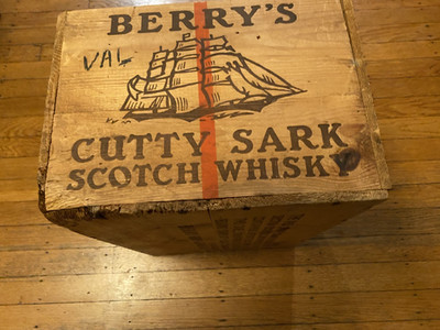 Berry  Bro s & Rudd Ltd Whisky Wood Crate Cutty Sark scotch whiskey