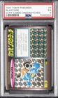 1997 TOMY POKEMON SCRATCH CARDS UNSCRATCHED #9 BLASTOISE PSA 5