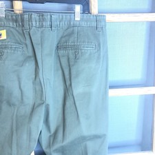 Duck Head Men's Green Pants Pleated Size 38x34
