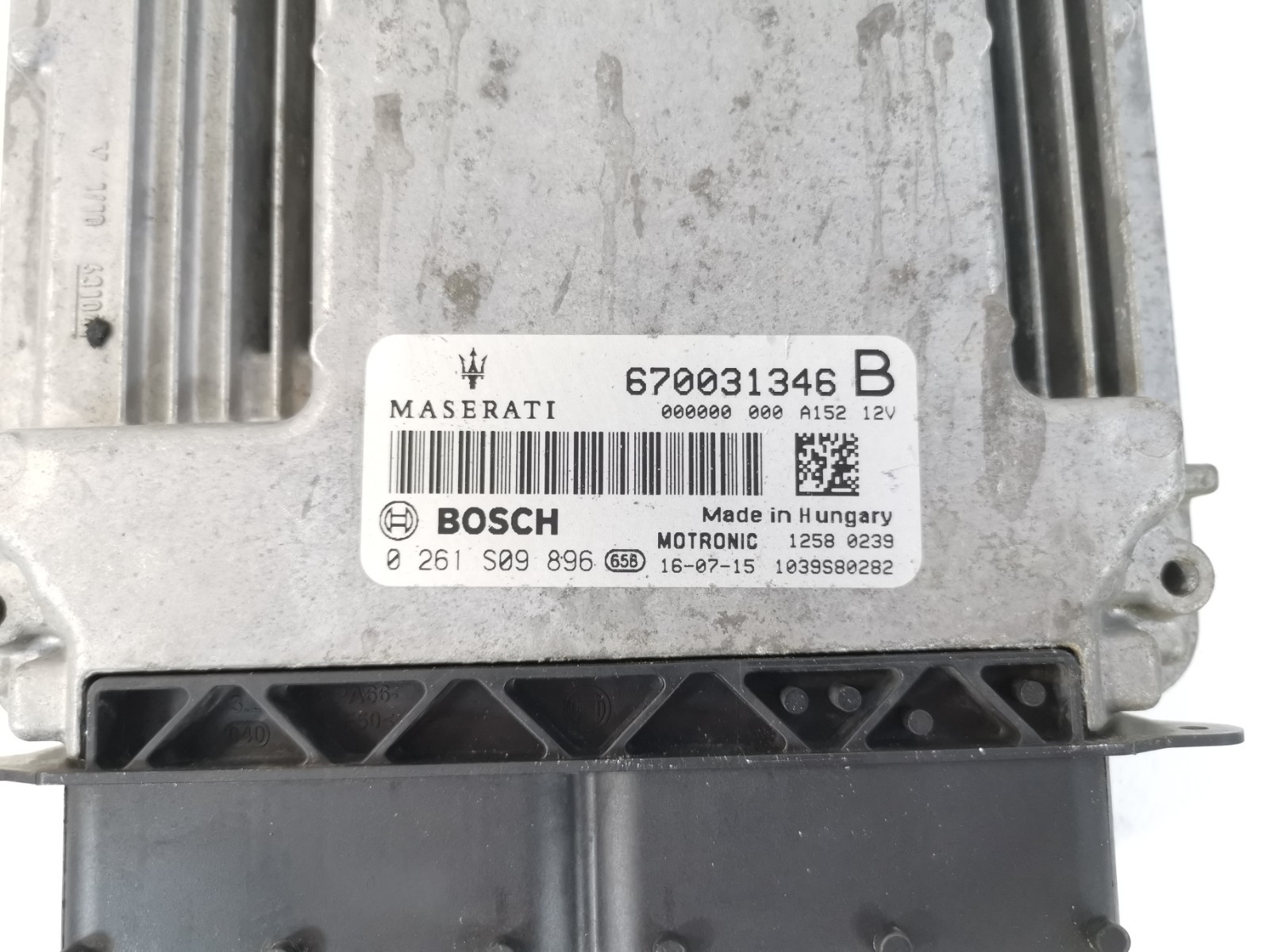 Maserati Levante 3.0 L 2017 ECU Engine Computer Control Unit 670031346B OEM