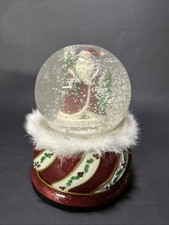 Christmas Musical Snomation Waterglobe Snowglobe Music Box In Box Vintage Retro