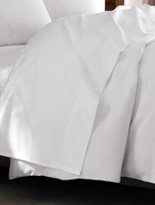 H By Frette Top Queen Flat Sheet 100 Cotton White
