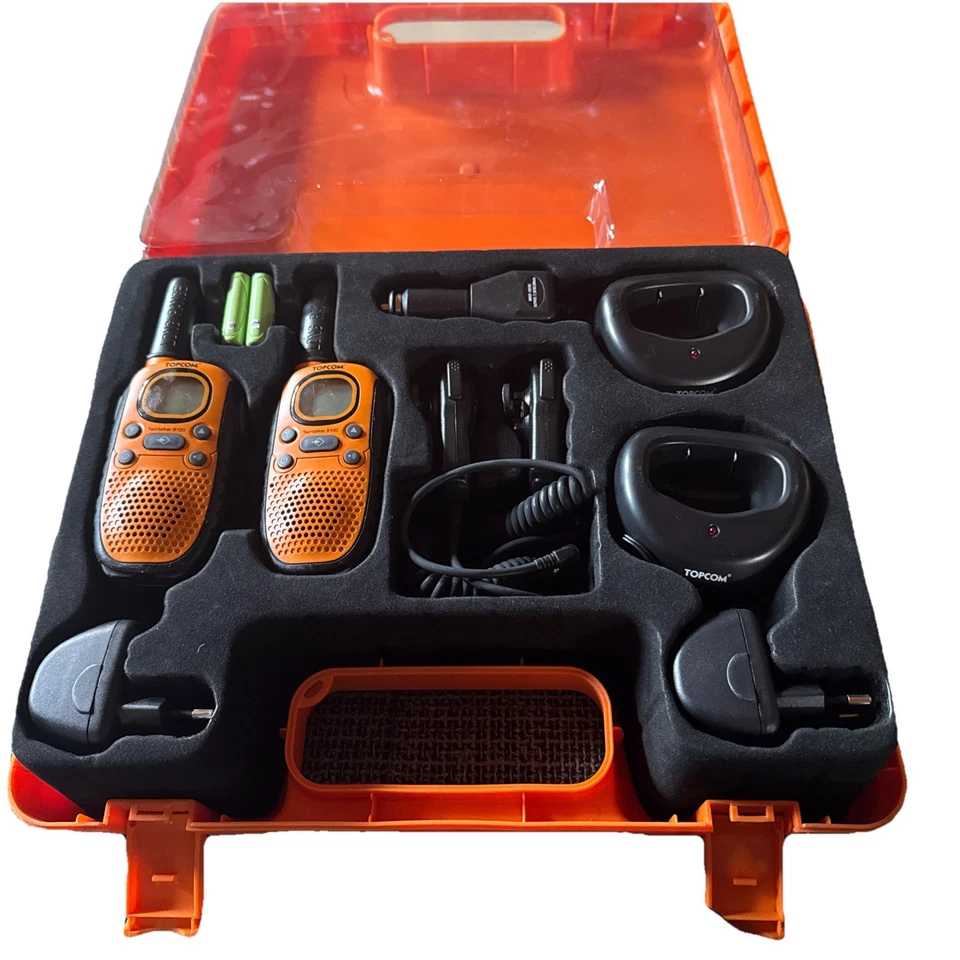 Twintalker 9100 Topcom Walkie Talkie Funkgerät im Originalkoffer - Bild 2 von 3