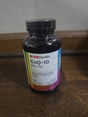 CVS Health CoQ-10 ''Heart & Muscle Support'' 200Mg, 108 Softgels, Expires 5/27  
