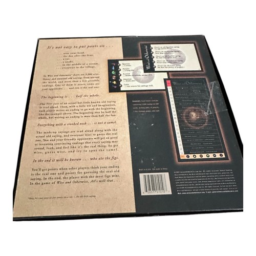 Wise and Otherwise - Vintage Bluffing Trivia Party Board Game - Complete - 1997 - Picture 8 of 9