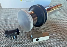 Brizo Push Button Pop Up Drain Assembly Without Overflow in STEEL New!