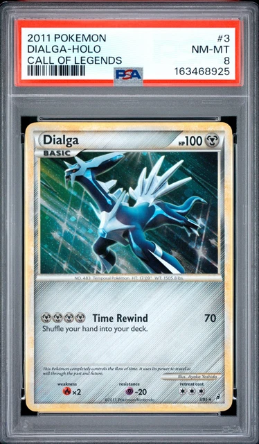 Dialga Holo 3/95 Call Of Legends Pokemon PSA 8 Nm-Mt