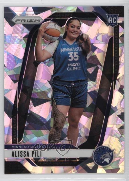 2024 Panini Prizm WNBA Ice Prizm Alissa Pili #150 Rookie RC