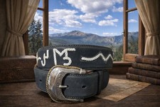 Tony Lama Belt RANCHMARK ROPE STITCH Size 34 C40723 NWT List 74 Rare Rind NWT