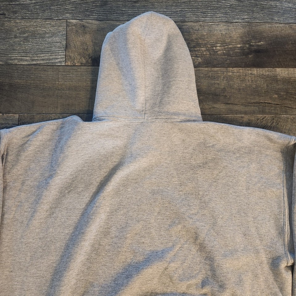 Bobcat Equipment Hoodie Mens 2XL XXL Gray Embroidered Logo Pullover | eBay