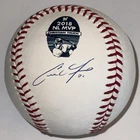 Christian Yelich signed 2018 NL MVP Logo Baseball MLB Auto Brewers JSA & USASM