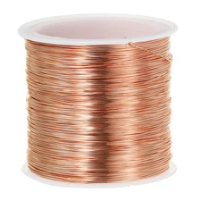 28 Gauge Jewelry Wire 328 Feet/100M Pure Copper Soft Metal Plant Stem Ties