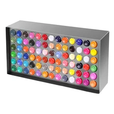 Tattoo Ink Bottle Holder 78 Holes Metal Ink Vertical Display Stand Organizer kit