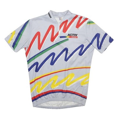 GERBER Herren T-Shirt Grau Polyestermischung Activ Rivella Grafik L Kurzarm