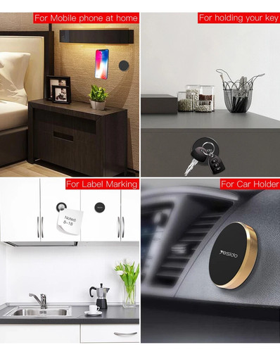 Magnetic Car Phone Holder Universal Wall Desk Round Metal Magnet Mount GPS Disc - Picture 6 of 24