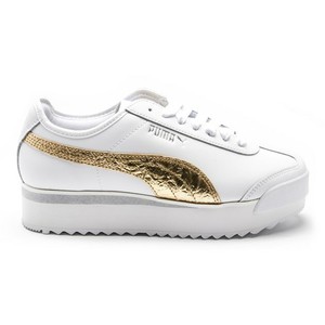 puma roma leather trainers