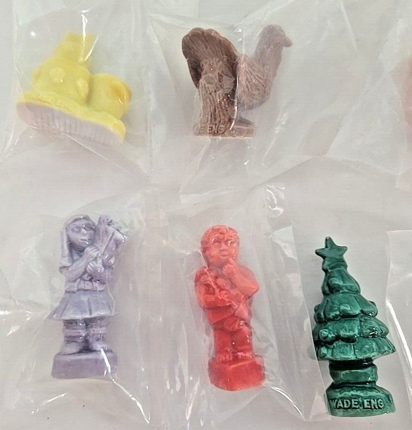 Vintage Wade Whimsies Red Rose Tea 9 ea. Calendar Series England eBay