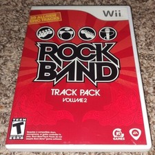 Rock Band Track Pack: Vol. 2 (Nintendo Wii, 2008) Tested & Works 