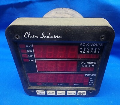 ELECTRO INDUSTRIES MEASUREMENTS GAUGE MODEL DMMS300-KV