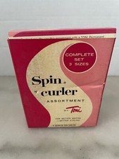 Vintage 41 Assorted Spin Curlers By Toni in 3 Sizes revlon