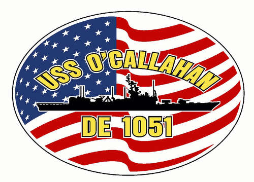 USS O'CALLAHAN FF 1051 DE 1051 Oval Aufkleber / Sticker Military USN U S Navy S07 - Bild 3 von 3