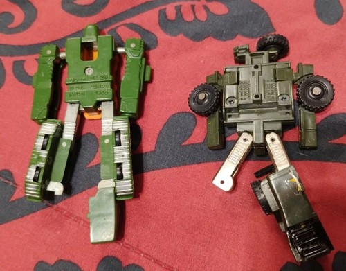 Gobots Vintage Bandai 1983 Jeeper Creeper And Green Blaster Incomplete/For Parts - Picture 4 of 5