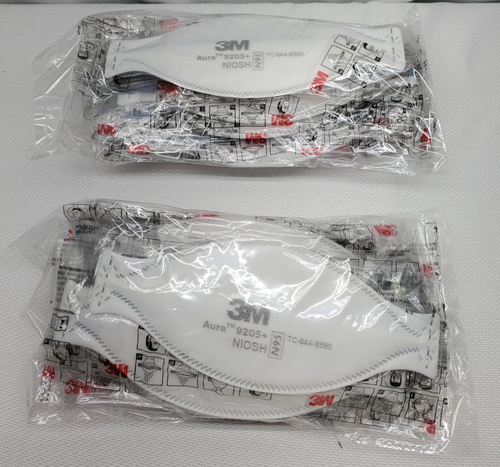 (10er Pack) 3M Aura 9205+ N95 NIOSH Partikel Atemschutzmaske & OP-Gesichtsmasken - Bild 8 von 12