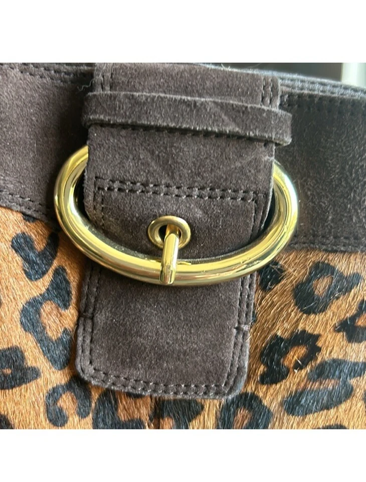 Rockport Leopard Print Calf Hair Adiprene By Adidas Booties Size 8 - Image 4 of 4