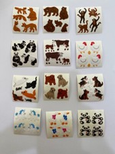 Original Sandylion Sticker90er, Mini Abrisse.