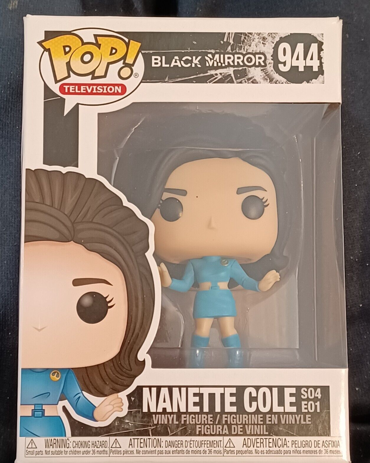 Funko Pop! Black Mirror - Nanette Cole #944 (Minor Crease On Back Of Box) Box-32