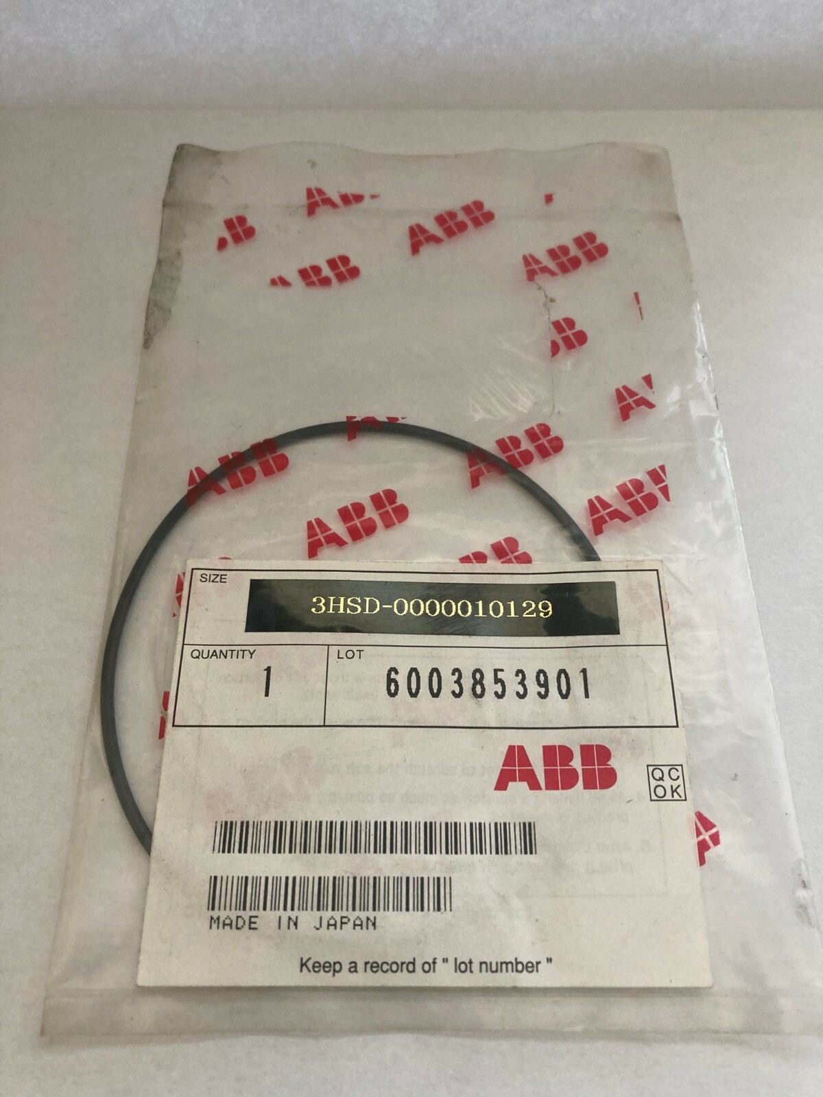 ABB Part Number: 3HSD-0000010129 O-Ring Seal Made In Japan -- free shipping 