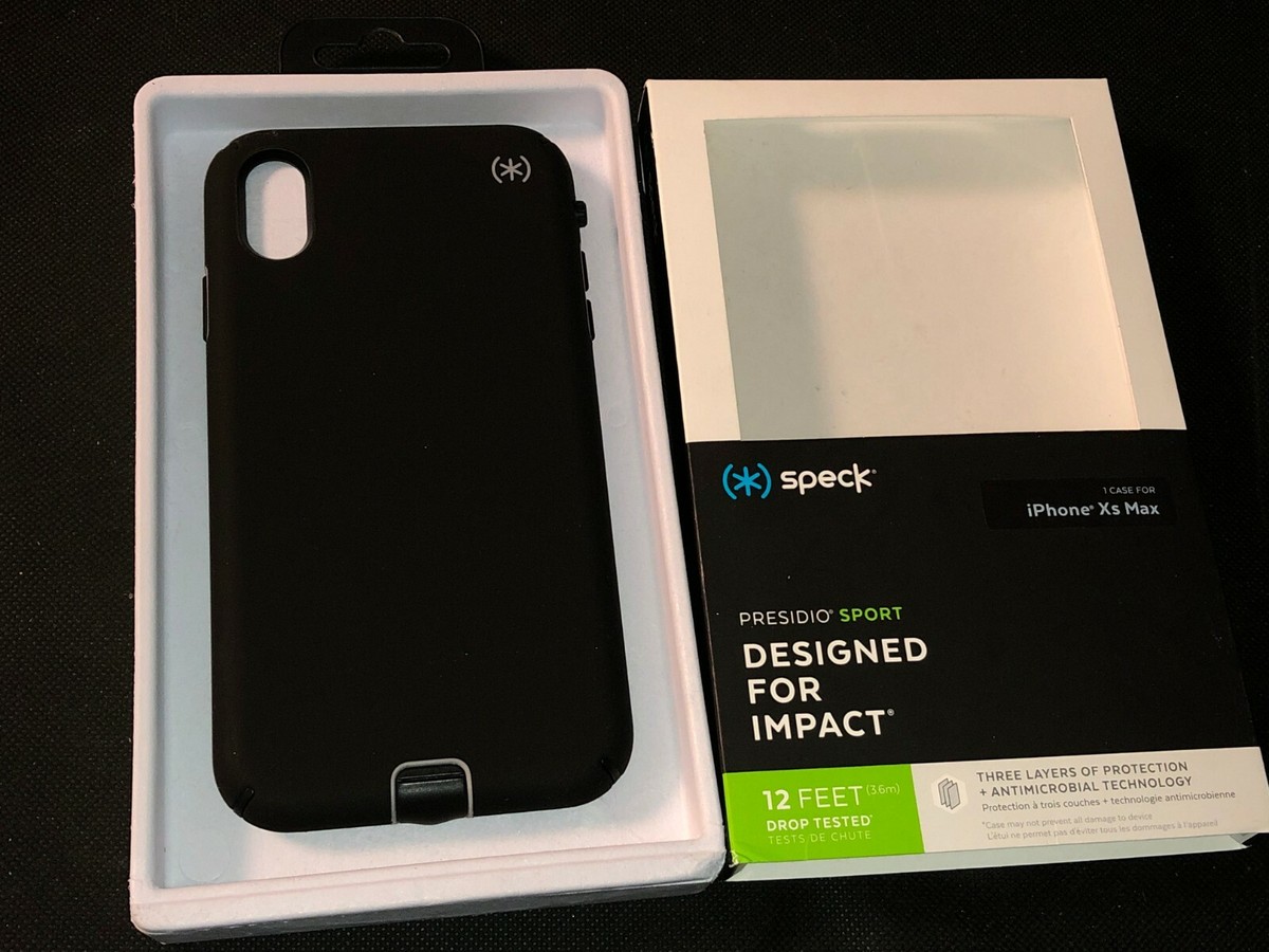 Speck Presidio Sport Series Case for Apple iPhone XS Max Black