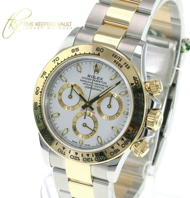 Rolex Daytona Watch 18K YG/SS 40MM 