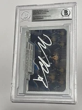 Neal Pionk Signed UD Defense Mechanism Card IP Slabbed Beckett BAS COA a