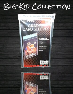 Ultra Pro Graded Card Sleeves 1 Pack of 100 for PSA, BGS, SGC, HGA Graded cards