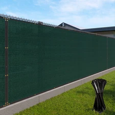 5ft Privacy Fence Screen Windscreen Garden Yard Pool Mesh Shade Net Cover Green