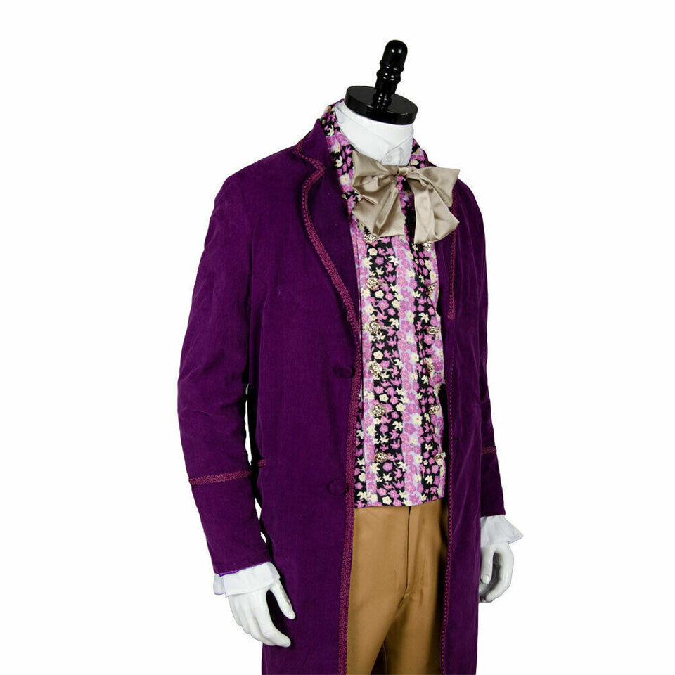 Cosplay Willy Wonka And The Chocolate Factory Gene Wilder Halloween