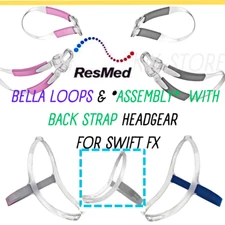 ResMed Bella Loops Headgear Back Strap Soft for Swift FX Nasal Pillow CPAP Masks