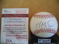 MANUEL MARGOT SAN DIEGO PADRES SIGNED AUTO ML BASEBALL JSA WP462436