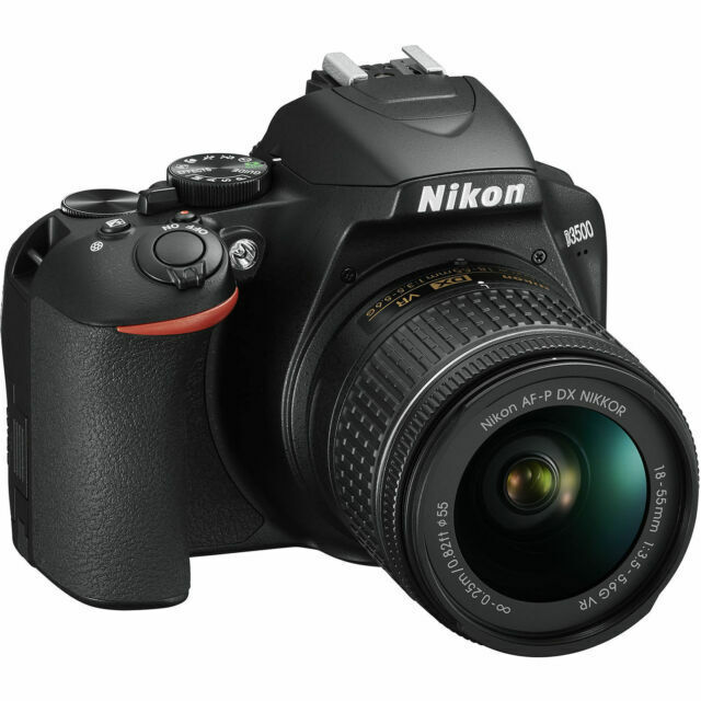 Nikon D3500 DSLR Camera with 18-55mm and 70-300mm Lenses - Black