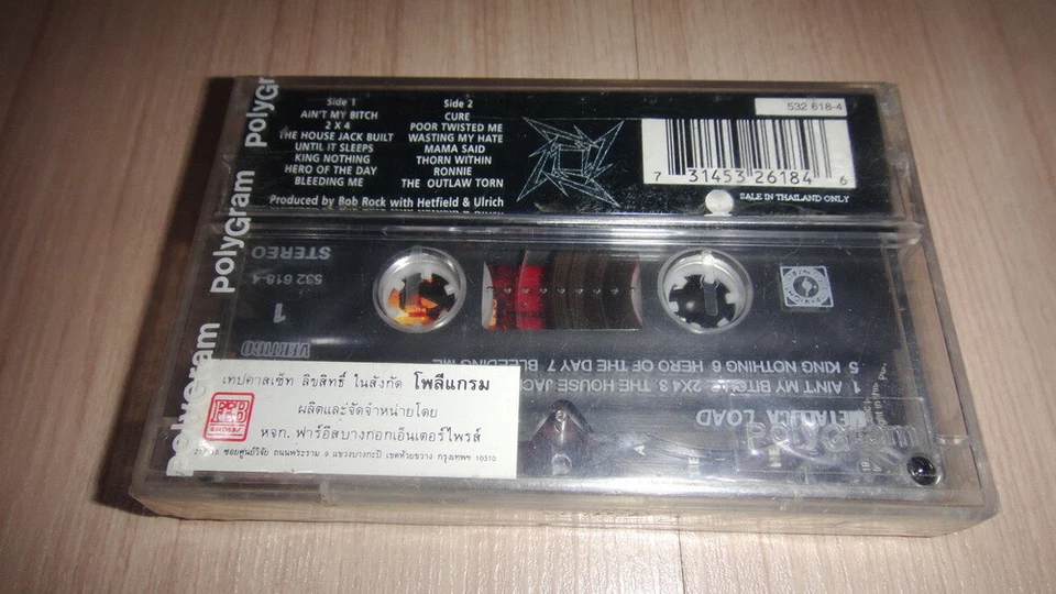 Mint & sealed Metallica : Load Thailand Cassette Tape Rare!!! - Image 2 of 3
